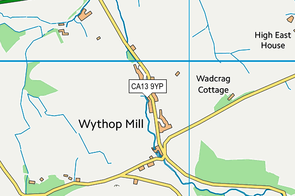 CA13 9YP map - OS VectorMap District (Ordnance Survey)