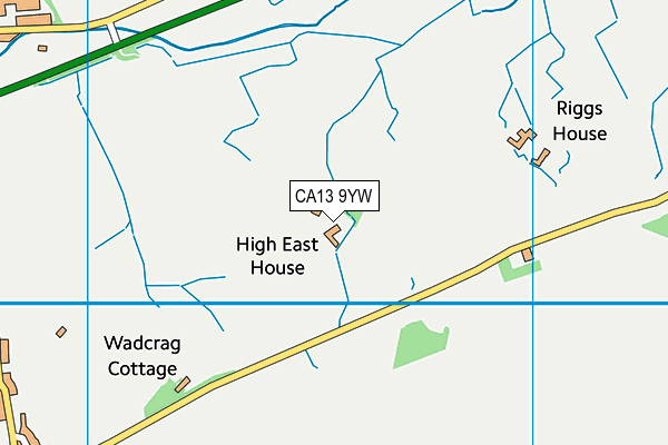 CA13 9YW map - OS VectorMap District (Ordnance Survey)