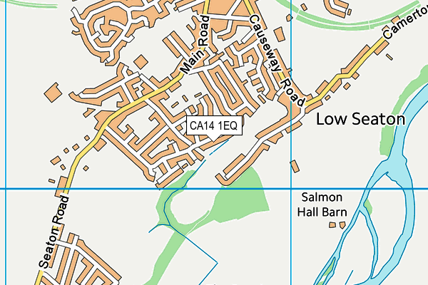 CA14 1EQ map - OS VectorMap District (Ordnance Survey)