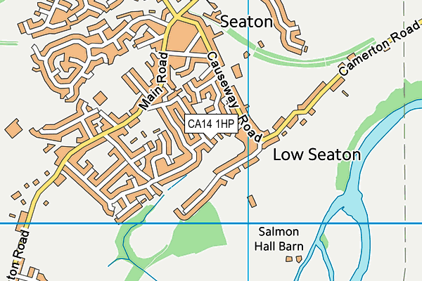 CA14 1HP map - OS VectorMap District (Ordnance Survey)