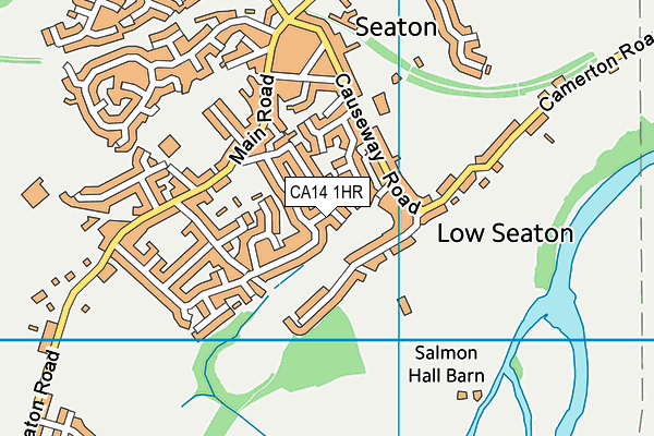 CA14 1HR map - OS VectorMap District (Ordnance Survey)