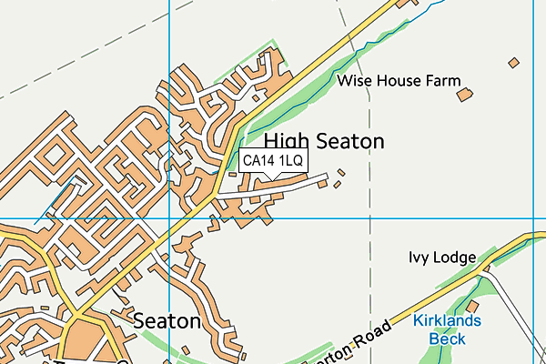 CA14 1LQ map - OS VectorMap District (Ordnance Survey)