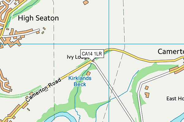 CA14 1LR map - OS VectorMap District (Ordnance Survey)