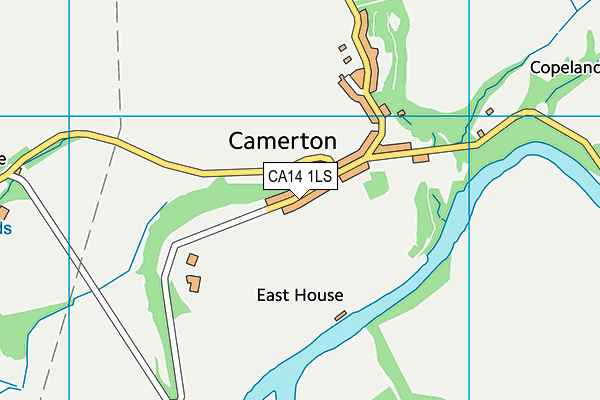 CA14 1LS map - OS VectorMap District (Ordnance Survey)