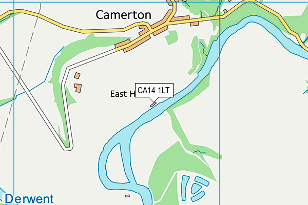CA14 1LT map - OS VectorMap District (Ordnance Survey)