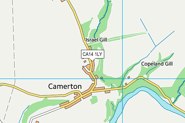 CA14 1LY map - OS VectorMap District (Ordnance Survey)