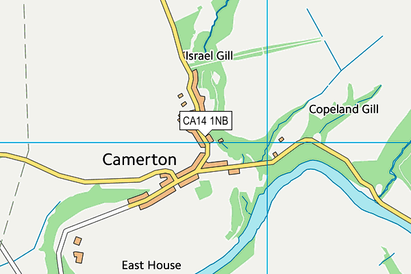 CA14 1NB map - OS VectorMap District (Ordnance Survey)