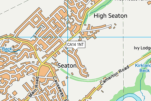 CA14 1NT map - OS VectorMap District (Ordnance Survey)