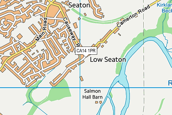 CA14 1PR map - OS VectorMap District (Ordnance Survey)