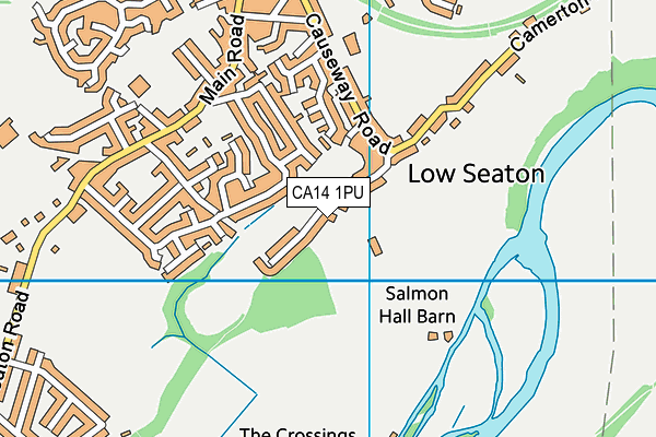 CA14 1PU map - OS VectorMap District (Ordnance Survey)