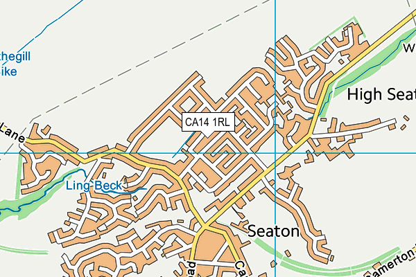CA14 1RL map - OS VectorMap District (Ordnance Survey)