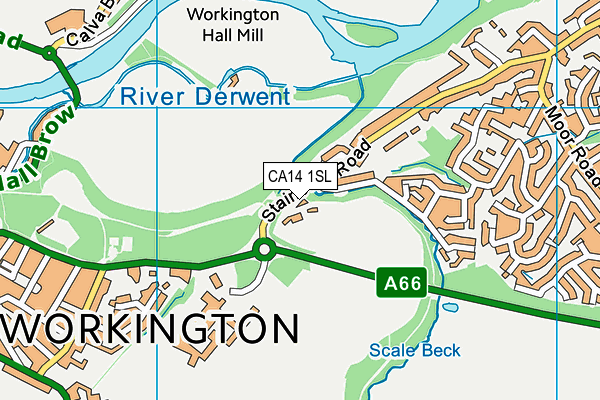 Map of HALLAMS (CUMBRIA) LIMITED at district scale