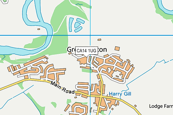 CA14 1UG map - OS VectorMap District (Ordnance Survey)