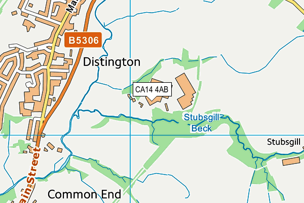 CA14 4AB map - OS VectorMap District (Ordnance Survey)