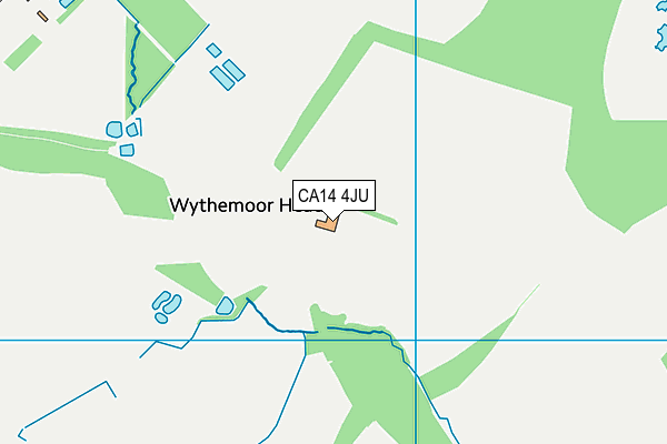 CA14 4JU map - OS VectorMap District (Ordnance Survey)