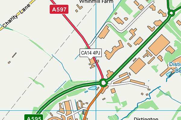 West Cumbria Learning Centre map (CA14 4PJ) - OS VectorMap District (Ordnance Survey)