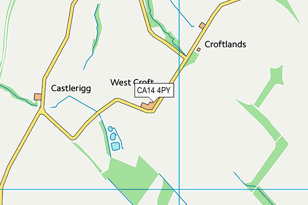 CA14 4PY map - OS VectorMap District (Ordnance Survey)
