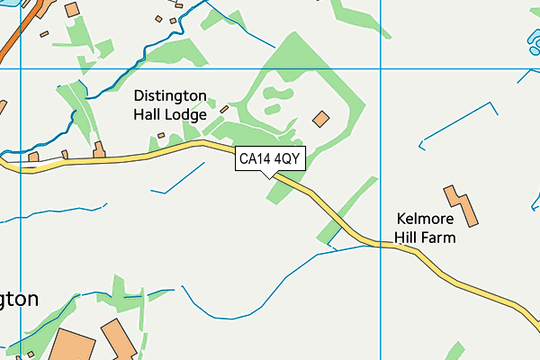 CA14 4QY map - OS VectorMap District (Ordnance Survey)