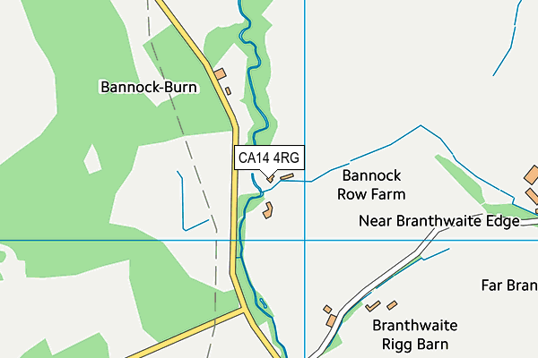 CA14 4RG map - OS VectorMap District (Ordnance Survey)