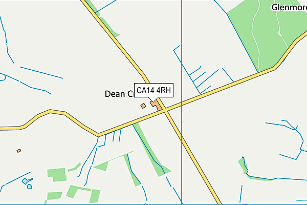 CA14 4RH map - OS VectorMap District (Ordnance Survey)