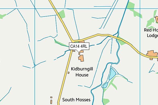 CA14 4RL map - OS VectorMap District (Ordnance Survey)