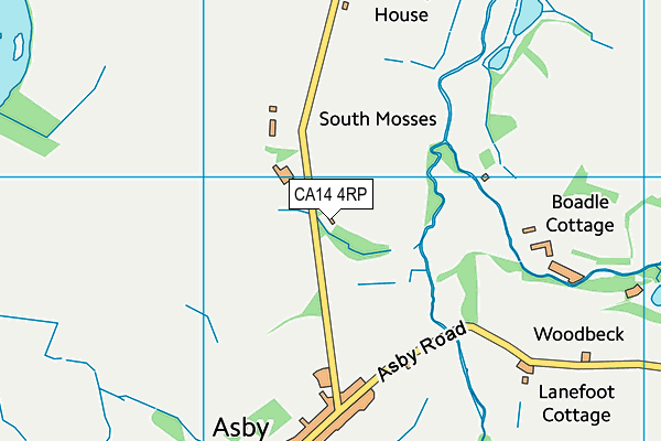 CA14 4RP map - OS VectorMap District (Ordnance Survey)