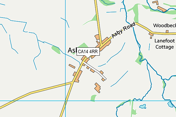 CA14 4RR map - OS VectorMap District (Ordnance Survey)