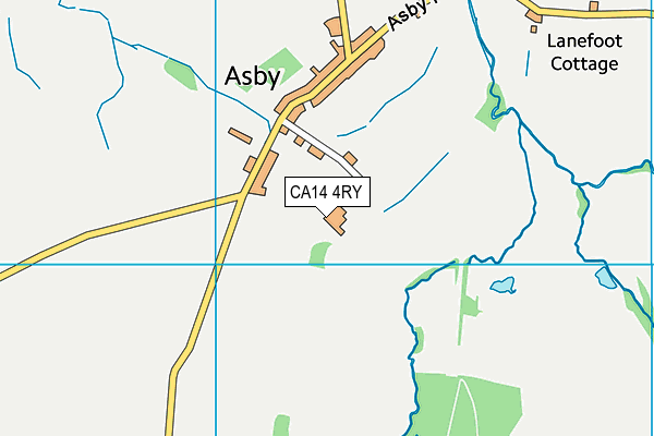 CA14 4RY map - OS VectorMap District (Ordnance Survey)