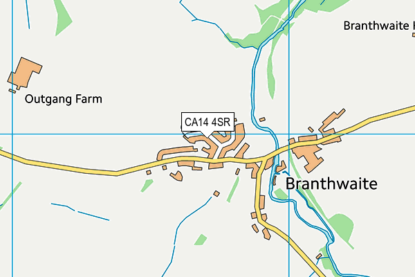 CA14 4SR map - OS VectorMap District (Ordnance Survey)