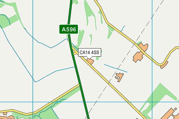CA14 4SS map - OS VectorMap District (Ordnance Survey)