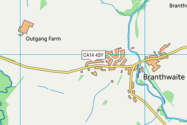 CA14 4SY map - OS VectorMap District (Ordnance Survey)