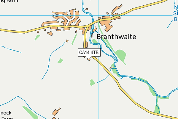 CA14 4TB map - OS VectorMap District (Ordnance Survey)