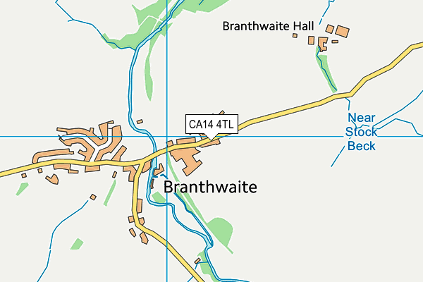 CA14 4TL map - OS VectorMap District (Ordnance Survey)