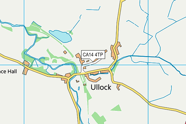 CA14 4TP map - OS VectorMap District (Ordnance Survey)