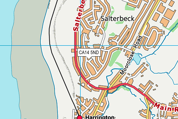 CA14 5ND map - OS VectorMap District (Ordnance Survey)