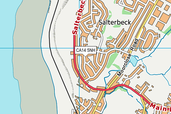 CA14 5NH map - OS VectorMap District (Ordnance Survey)