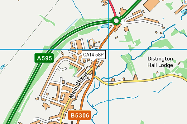 CA14 5SP map - OS VectorMap District (Ordnance Survey)