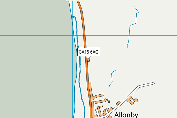 CA15 6AG map - OS VectorMap District (Ordnance Survey)