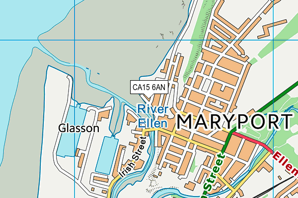 CA15 6AN map - OS VectorMap District (Ordnance Survey)