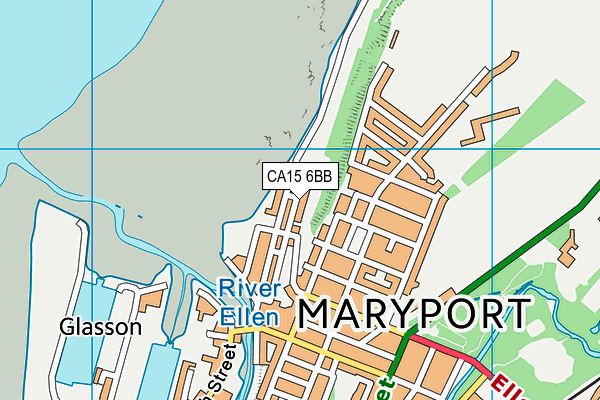 CA15 6BB map - OS VectorMap District (Ordnance Survey)