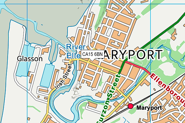 CA15 6BN map - OS VectorMap District (Ordnance Survey)