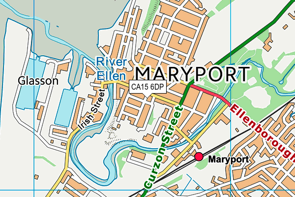 CA15 6DP map - OS VectorMap District (Ordnance Survey)