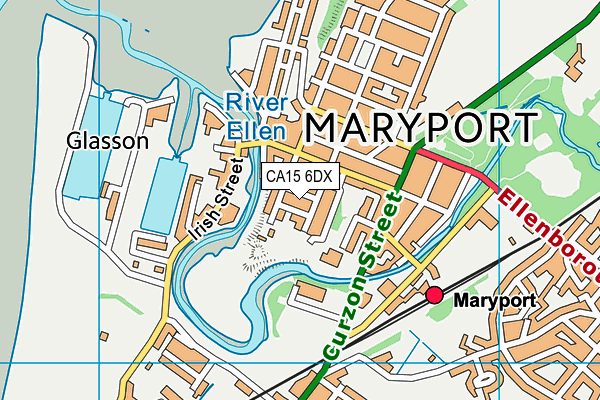 CA15 6DX map - OS VectorMap District (Ordnance Survey)