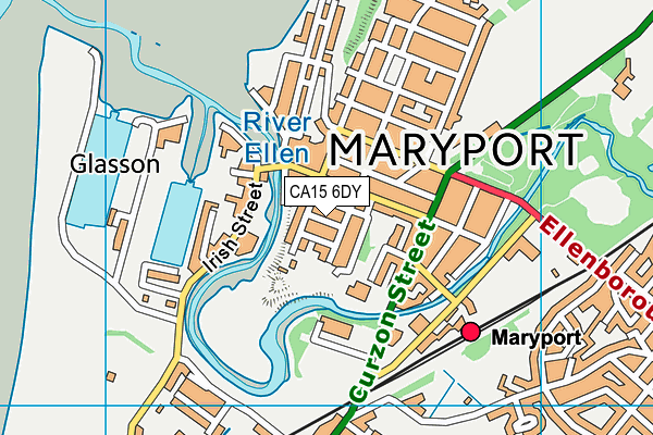 CA15 6DY map - OS VectorMap District (Ordnance Survey)