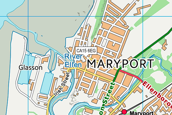 CA15 6EG map - OS VectorMap District (Ordnance Survey)