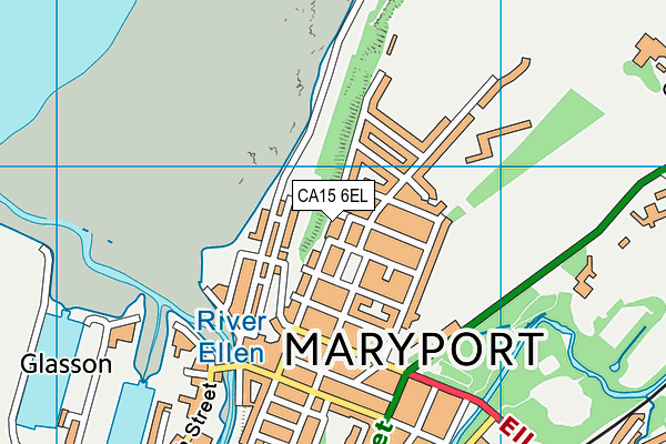 CA15 6EL map - OS VectorMap District (Ordnance Survey)