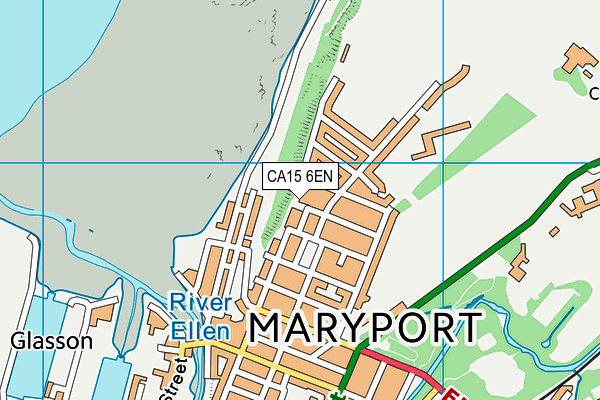 CA15 6EN map - OS VectorMap District (Ordnance Survey)