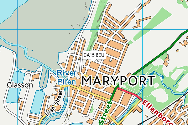 CA15 6EU map - OS VectorMap District (Ordnance Survey)