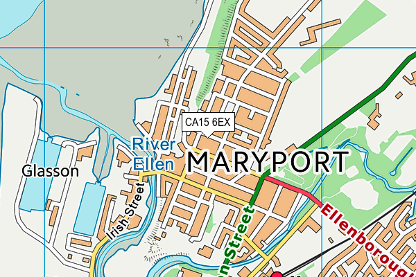 CA15 6EX map - OS VectorMap District (Ordnance Survey)