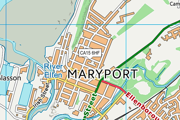 CA15 6HF map - OS VectorMap District (Ordnance Survey)